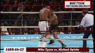 Mike Tyson - All First Round Knockouts JiBowman Amanda