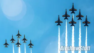 Blue Angels and Thunderbirds Joint Flyovers - Baltimore/Washington DC/Atlanta!