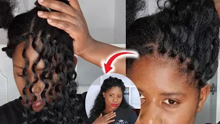 NO CORNROW |  NO LEAVE OUT|Easy Crochet Hairstyle Using Braiding Extension