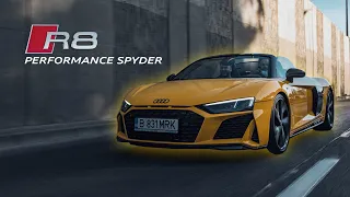 AUDI R8 PERFORMANCE SPYDER CINEMATIC | ONE MINUTE OF A  V10 BEAST