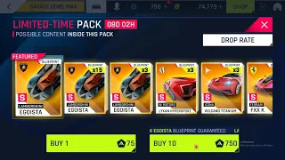 Asphalt 9 -  Egoista Pack opening