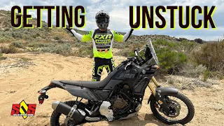 3 Easy Tricks To Get Your Motorcycle Unstuck| Adventure Motorcycle Off Road Riding Tip