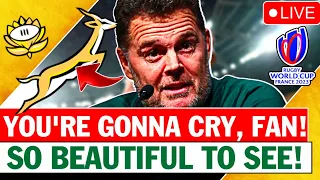 🚨 IT'S IMPOSSIBLE NOT TO CRY, FAN! A Historic Moment For Rassie Erasmus And Boks! | SPRINGBOKS NEWS