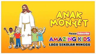 SEKOLAH MINGGU I ANAK MONYET I AMZING KIDS I OFFICIAL LYRIC VIDEO