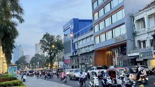 Phnom Penh Evening Street View 2023 - CAMBODIA