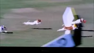Jack Russell Terrier Does A Front Flip While Jumping Hurdles