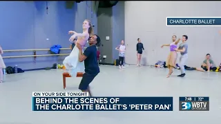 Behind the scenes of Charlotte Ballet's 'Peter Pan'