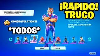 *TRUCO* CONSIGUE TODOS los SUPER ESTILOS MUY RAPIDO en FORTNITE CAPÍTULO 5! 🔥😱