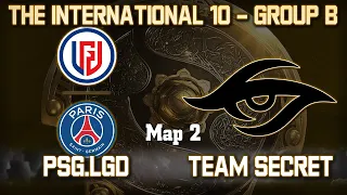 SECRET vs PGS.LGD - 2 карта / Bo2 - Группа B / The International 10 [Adekvat & Inmateoo]