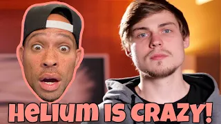 American Rapper FIRST time REACTION to HELIUM | DRUM and BASS | GBB 2020 Wildcard