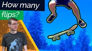 How Many Flips are Possible on Flat? 5? 6? 7? | Skate Physics