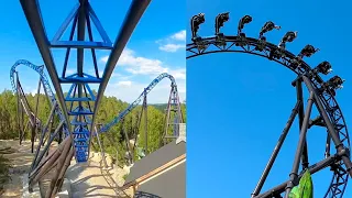 Storm Roller Coaster! Multi Angle 4K POV! Tusenfryd Theme Park Oslo Norway