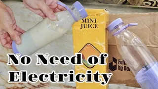 Mini juicer bottle ordered from daraz | Detailed review of bottle | @mehreenkitchenandvlogs914