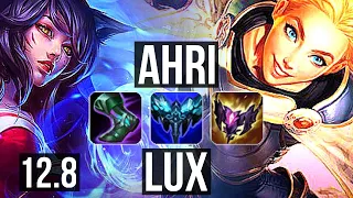 AHRI vs LUX (MID) | Rank 3 Ahri, 13/2/11, 6 solo kills, Legendary, Rank 25 | BR Challenger | 12.8