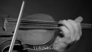 His Eye Is On The Sparrow - arranged for solo violin - ViolinSolos.com