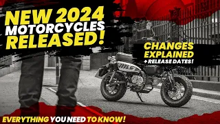 NEW 2024 Motorcycles Released! | Monkey 125, Super Cub 125 + MORE?