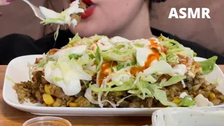 ASMR SHAWARMA / DÖNER LOADED FRIES MUKBANG 먹방 موكبانغ (No Talking) EATING SOUNDS