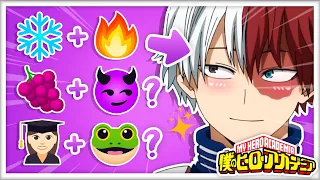 My Hero Academia EMOJI QUIZ 💜 Guess the character | Boku no hero academia/My hero academia Quiz!