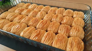 The Best Baklava Recipe😍 Its shape is amazing, it becomes an event with its taste