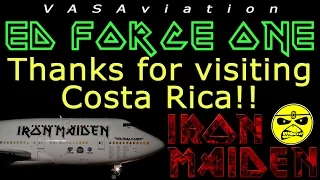 [FUNNY ATC] Iron Maiden ED FORCE ONE arriving at San Jose (Costa Rica)!!