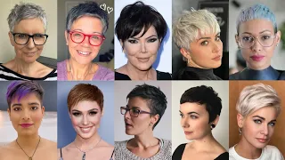 Most Classy and Adorable older Women's Short PIXIE HairCuts||Short HairCuts Designs Ideas 2022