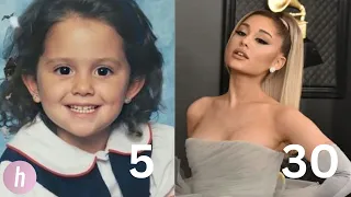 Ariana Grande transformation from 1 to 30 years