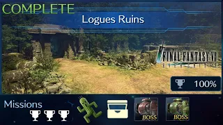 LOGUES RUINS 100% - CACTUAR - CHESTS - MISSIONS - CRITERION DUNGEON - FFVII EVER CRISIS