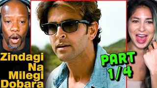 ZINDAGI NA MILEGI DOBARA Movie Reaction Pt 1/4! | ZNMD | Hrithik Roshan, Farhan Akhtar & Abhay Deol