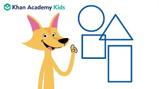 Circles, Squares, Triangles, and Rectangles | Learning Shapes | Khan Academy Kids