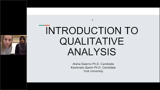 Introductory Qualitative Research Methods