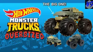 Godzilla Hot Wheels Oversized (1:24 Scale) Monster Truck Import Toy Unboxing