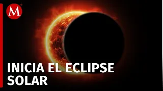 Comienza el eclipse solar total 2024