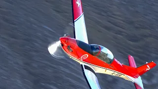 Swiss Air Force Pilatus PC-7 Turbo Trainer - AXALP 2022 Fliegerschiessen