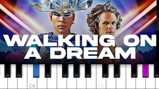 Empire Of The Sun - Walking On A Dream  (piano tutorial)