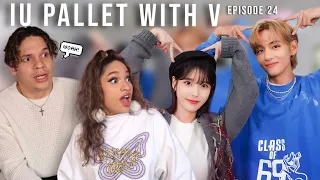 Music of the highest level! Waleka & Efra react to IU & BTS V SINGING | IU's Palette EP 24