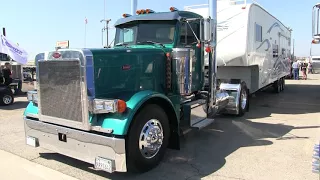 Fuentes Trucking 2-Axle Peterbilt 379 With Weekend Warrior Toy-Hauler At Truckin' For Kids 2017