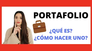 💼 QUÉ ES y CÓMO hacer un PORTAFOLIO digital - books de trabajos