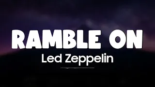 Led Zeppelin - Ramble On (Lyrics + Vietsub)