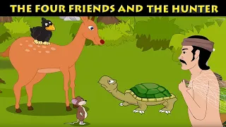 The Four Friends and the Hunter| PanchatantraStories| EnglishStories| Children| Kids| Bedtime| Fairy