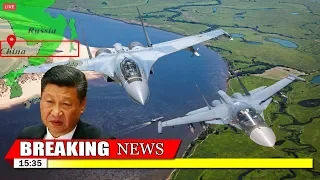 Amazing: Chinese Su-30 Fighters Flew Upside Down Above a Nuclear 'Sniffer' Plane