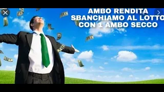 TECNICA AMBO RENDITA  1 SOLO AMBO SECCO