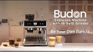 Budan Espresso Machine with In-Built Grinder | Available on Somethingsbrewing.in