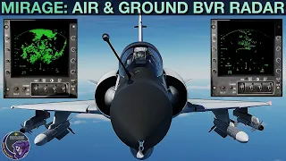 Mirage 2000C: BVR A-A & A-G Radar (PSID/PSIC/IFF/DEC/SHB/VISU/TAS) Tutorial | DCS