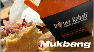 Trying German Doner Kebab For The First Time| Mukbang & Q&A