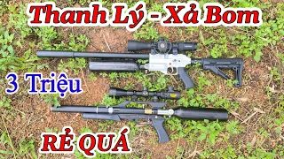 Thanh Lý Súng Hơi / Thanh Lý-Xả Bom Khẩu Súng PCP Giá Rẻ Chỉ Hơn 3 Triệu. Khách Cọc 1 Triệu Vẫn Bom