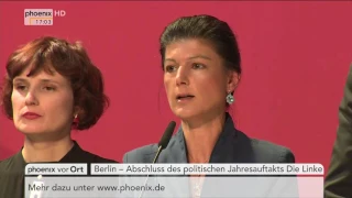 Abschluss-Pressekonferenz von der Jahresauftakt-Klausur DIE LINKE am 14.01.2017