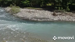 Black and White Aragvi River in Georgia .