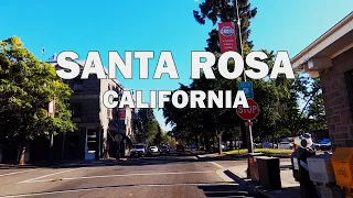 Santa Rosa, California - Driving Tour 4K