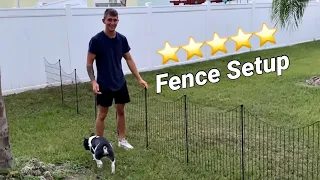 The Perfect Temporary Fence For Your Dog!
