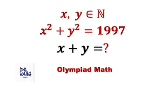 Can you find positive integer solution for x and y from ONE equation? | Olympiad Math